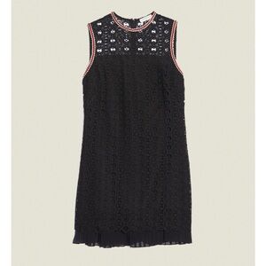 Sandro Sleeveless Guipure Dress size 40 fits like a 36 or Small!